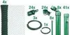 Alberts 634674 Recinzione in rete metallica come set Anteprima dell’immagine prodotto 2