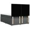 Boxspringbett mit Matratze Dunkelgrau 140x200 cm Stoff Produktbild-Vorschau 8