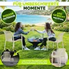 tillvex® Gartenstühle 2er Set Stapelbar Wetterfest mit Produktbild-Vorschau 7
