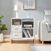 Credenza 'Kvaefjord' 66x60x40 cm con un'anta tamburata Anteprima dell’immagine prodotto 2