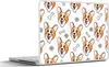 MuchoWow® Laptop Aufkleber Sticker Cover Muster - Hund - Produktbild-Vorschau 1
