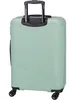 A light green suitcase is shown from the back, standing on its wheels. Náhľad obrázku produktu