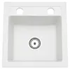 Faizee Home | Compact Granitspüle Weiß 41 x 44 cm – Produktbild-Vorschau 2