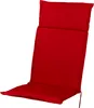 A red chair cushion on a white background. Produktbild-Vorschau