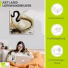 ARTland Leinwandbild Löwe Größe: 40x40 cm Produktbild-Vorschau 3