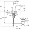 VITRA A42926EXP Einhebel-Waschtischmischer Flow Round Produktbild-Vorschau 2
