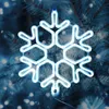 SALCAR 40cm Schneeflocken Deko Weihnachten, LED Produktbild-Vorschau 1