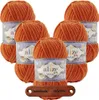 5 x ALIZE Velluto 6 Orange mit Label Produktbild-Vorschau 1