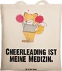 Mr. & Mrs. Panda Tote Bag Fuchs Cheerleader - Transparent - Produktbild-Vorschau 1