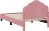 vidaXL Kinderbedframe met hoofdeinde, roze, 80 x 160 cm, Productafbeelding-voorbeeld 7
