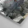 Wanduhr - Quadrat - Glasuhr - Abstraktion Muster Flecken - Produktbild-Vorschau 5