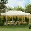 vidaXL Faltzelt Pop-Up 3x6 m Cremeweiß Produktbild-Vorschau 15