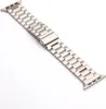 A metal watch strap is shown against a white background. Produktbild-Vorschau