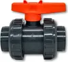 Praher 2-Wege Kugelhahn Typ S6 Ø 50mm PVC Klebeanschluss Produktbild-Vorschau 2