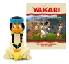 A figurine of a character from the Yakari series and a book cover for "Yakari - Best of Regenbogen". Produktbild-Vorschau