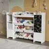 INONEFT, detský regál, 137x94,5x30 cm, regál na hračky s 8 Náhľad obrázku produktu 3