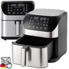 Heißluftfritteuse 8L,  Airfryer 1800W, 12 Programme Mit Produktbild-Vorschau 11