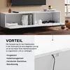 SONNI 180x35x30cm hängend TV-Schrank weiß Hochglanz mit Produktbild-Vorschau 7