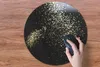 MuchoWow® Mauspad Mousepad Marmor - Glitter - Gold - Produktbild-Vorschau 3