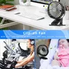Mini USB Clip Ventilator 360° Wiederaufladbare Akku Produktbild-Vorschau 3