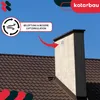 KOTARBAU® Grille d'aération 100 mm Rond Bride Blanc Voir les images du produit 5