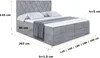 ALTDECOR Boxspringbett mit Matratze und Lattenrost  - Produktbild-Vorschau 5