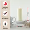 HOFER Stumpenkerzen Set 60 x 120 mm - 18 Stück - elfenbein, Produktbild-Vorschau 2