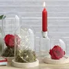 Ideas 4 Seasons Dekoration Glocke - Glas - Holztablett - Produktbild-Vorschau 2