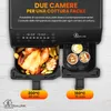 Extralink Air Fryer SJ-1000 10 L (6 L + 4 L), 2500 W, Dual Anteprima dell’immagine prodotto 6