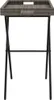 vidaXL Tabletttisch Klappbar Grau 65x40x75 cm Poly Rattan Produktbild-Vorschau 6