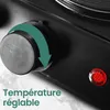 Emerio plaque de cuisson électrique – 2 plaques – 2500 W – Voir les images du produit 7