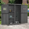 M MCombo Gartenschrank Gartenhaus Holz Wetterfest, Produktbild-Vorschau 2