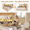Pohodlná čalouněná postel s vysouvacím lůžkem pro hosty, Náhled obrázku produktu 4