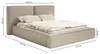Selsey Tilves – Polsterbett 180x200 mit Bettkasten, Produktbild-Vorschau 4