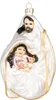 A glass Christmas ornament depicting the Holy Family. Podgląd zdjęcia produktu