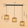 ZMH lampa wisząca boho lampa wisząca rattanowa lampa Podgląd zdjęcia produktu 10