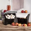 Vilde | 3 x Box na skladování brambor s víkem 13 l - 34x26 Náhled obrázku produktu 4