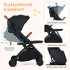 COSTWAY Kinderwagen, Reisebuggy mit Regenschutz, Produktbild-Vorschau 4