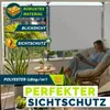 tillvex® Klemmmarkise Senkrechtmarkise 120x310cm Grau mit Produktbild-Vorschau 3