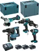 A collection of Makita power tools and accessories arranged on a white background. Produktbild-Vorschau