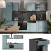 Küchenzeile Vicco R-Line Blau-Grau/Anthrazit 300 cm ohne Produktbild-Vorschau 3