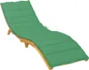 vidaXL Sonnenliegen-Auflage Grün 200x50x3 cm Oxford-Gewebe Produktbild-Vorschau 3