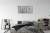 Glasbilder 120x60 Wandkunst Schwarz-Weiß-Baum Produktbild-Vorschau 3