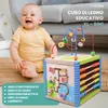Cubo motorio Cubo multifunzionale con attività Labirinto di Anteprima dell’immagine prodotto 8