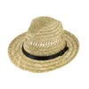 Fiebig Strohhut Fedora mit Kunstlederband Natur Gr. 63 Produktbild-Vorschau 3