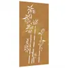 vidaXL Décoration murale de jardin 105x55 cm acier corten Voir les images du produit 1