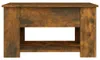 vidaXL Konferenčný stolík Smoked Oak 79x49x41 cm Materiál Náhľad obrázku produktu 5