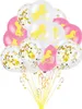 Oblique Unique Einhorn Konfetti Luftballon Set 15 Stk Produktbild-Vorschau 1
