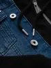 Ombre Clothing Herren-Jeansjacke Tuck schwarz blau L Produktbild-Vorschau 8