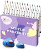 Akrylowe markery pędzelkowe ARRTX, 30 sztuk wtórnych Podgląd zdjęcia produktu 2